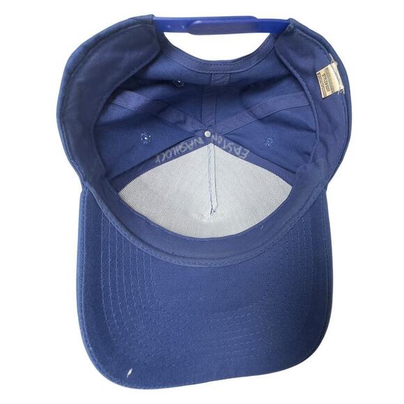 Vtg Initial Screenprinted P Hat Cap Snapback 90s Baseball Blue White Unisex Paul - Picture 4 of 11